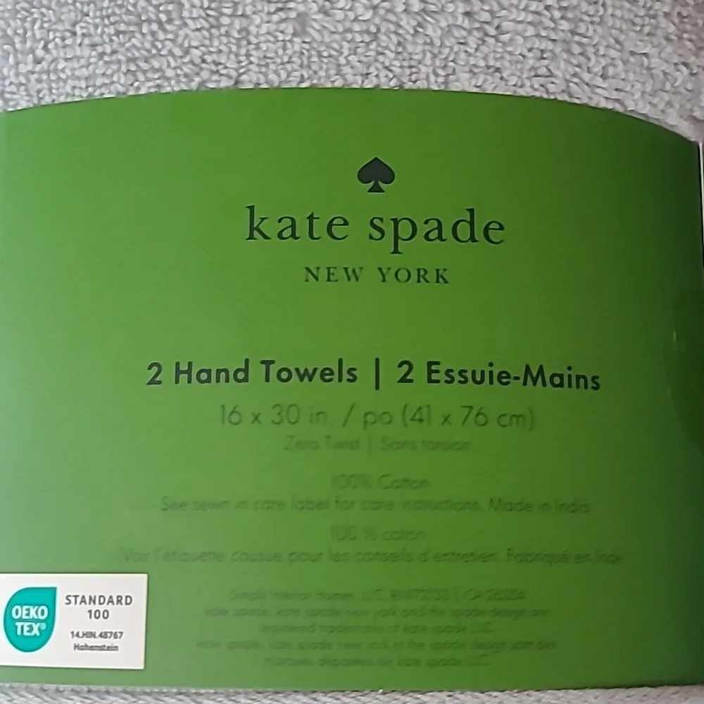 Kate Spade Hand Towels